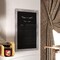 Canterbury 24&#x22; x 36&#x22; Wall Mount Magnetic Chalkboard Sign with Eraser, Hanging Wall Chalkboard Memo Board